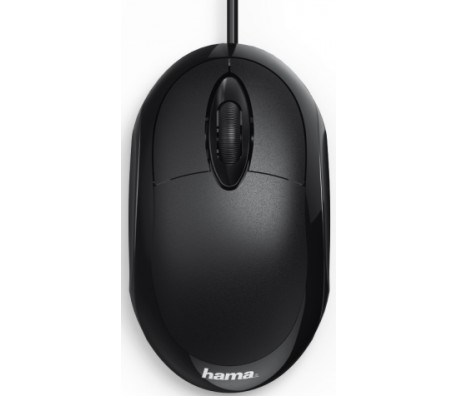 МИШКА HAMA MC-100 1,3M 1000DPI BLACK