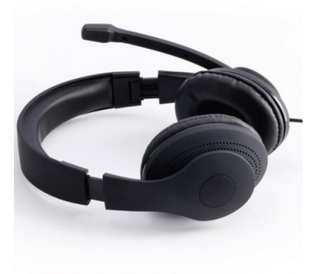 СЛУШАЛКИ С МИКРОФОН HAMA HS-P300 2XСТЕРЕО ЖАК ЧРН