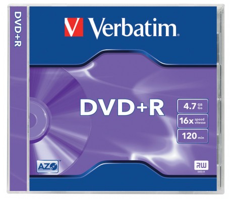 DVD-R VERBATIM 16X 4.7GB КУТИЯ