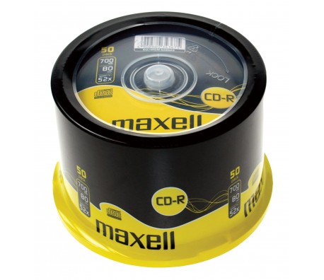 CD-R MAXELL 700MB 52X ШПИНДЕЛ 50 БР
