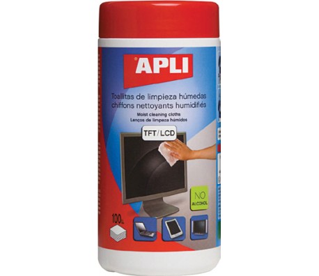 ПОЧИСТВАЩИ КЪРПИ APLI ЗА ЕКРАНИ 100БР.