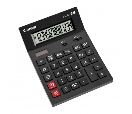 КАЛКУЛАТОР НАСТОЛЕН CANON AS-2400 14 РАЗРЯДЕН ТСИВ