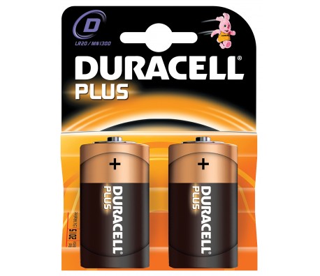 БАТЕРИЯ DURACELL D 1.5V-2БР./БЛИСТЕР