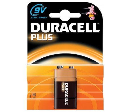 БАТЕРИЯ DURACELL 9V 1БР./БЛИСТЕР