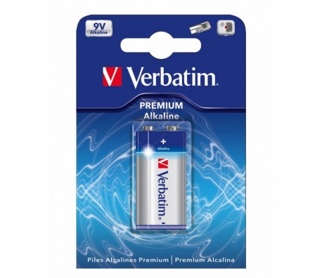БАТЕРИЯ VERBATIM 9V 1БР. В БЛИСТЕР