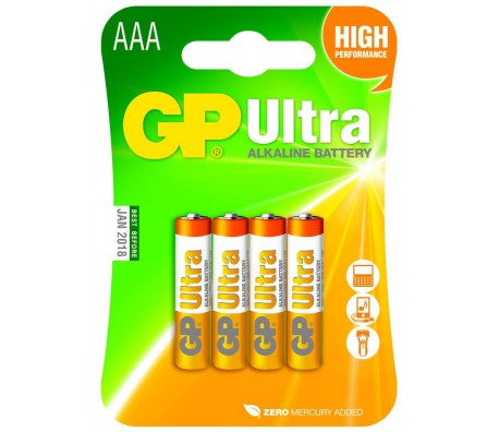 БАТЕРИЯ АЛКАЛНА GP ULTRA LR03 AAA