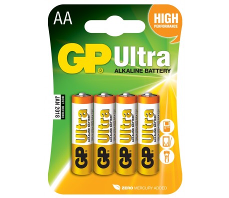 БАТЕРИЯ АЛКАЛНА GP ULTRA LR06 AA