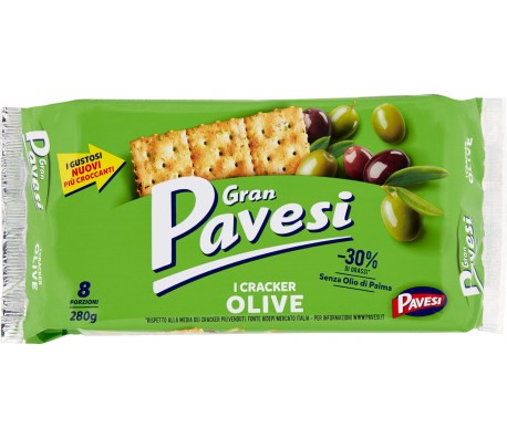 КРЕКЕРИ GRANPAVESI OLIVE 280G
