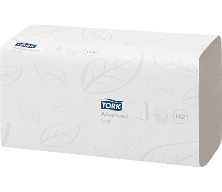 КЪРПИ ЗА РЪЦЕ TORK H2 ADVANCED 180 БРОЯ 2 ПЛ. БЯЛА