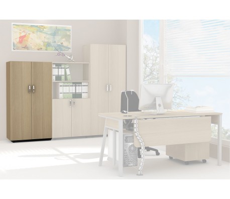ШКАФ I-OFFICE С 2 ВРАТИ 800/400/1590ММ
