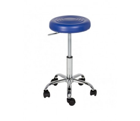 ТАБУРЕТКА С КОЛЕЛЦА CARMEN 3075 СИН