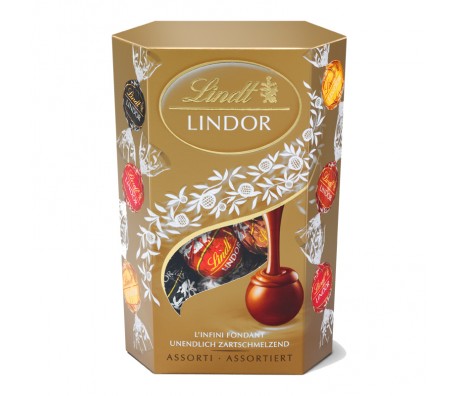 БОНБОНИ LINDT КОРНЕТ АСОРТИ 200 Г