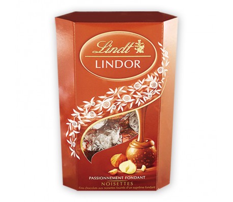 БОНБОНИ LINDT КОРНЕТ ЛЕШНИК 200 Г