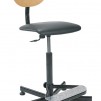 РАБОТЕН СТОЛ WEREK PLUS + FOOT BASE ЕКО КОЖА