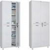 МЕДИЦИНСКИ ШКАФ С 4 ПЛЪТНИ ВРАТИ С КЛЮЧ 176/70/32