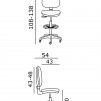 ОФИС СТОЛ PLUTON 2 + RING BASE МЕШ - 4 ЦВЯТА