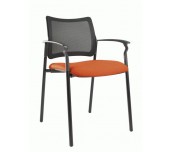 ПОСЕТИТЕЛСКИ СТОЛ 2170 ROCKY NET DORA - 8 ЦВЯТА ЧЕРНА РАМКА