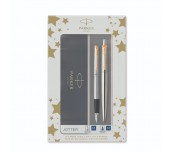 КОМПЛЕКТ PARKER ROYAL JOTTER ST.STEEL GT - ХИМИКАЛКА И ПИСАЛКА
