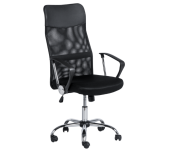 ДИРЕКТОРСКИ СТОЛ CARMEN 6590-1 МЕШ + ЕКО КОЖА ЧЕРЕН