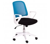 РАБОТЕН СТОЛ CARMEN 7033 МЕШ ЧЕРЕН + СИН