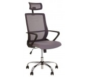 РАБОТЕН СТОЛ FLY ХРОМ дамаскa/МЕШ