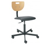 РАБОТЕН СТОЛ WEREK PLUS ЕКО КОЖА ЧЕРЕН