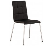 ТРАПЕЗЕН СТОЛ TAILER II ХРОМ ЕКО КОЖА