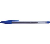 50 БРОЯ ХИМИКАЛКА STICK ПРОЗРАЧНО ТЯЛО СИН