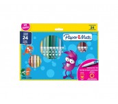ФЛУМАСТЕРИ PAPERMATE KIDS COLOURING, 24 ЦВЯТА