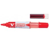 МАРКЕР ЗА БЯЛА ДЪСКА PILOT MASTER WBMA-VBM-M-R ЧЕРВЕН + РЕФИЛ