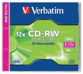 CD-RW VERBATIM 700MB КУТИЯ