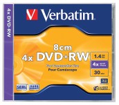 DVD+/-RW MINI VEBATIM 8СМ 4x 1.46GB