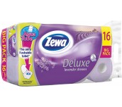 ТОАЛЕТНА ХАРТИЯ ZEWA DELUXE LAVEND DREAM 16БР 3ПЛ