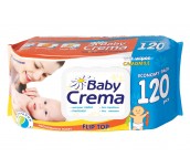 КЪРПИ МОКРИ BABY CREMA 120БР КАПАК