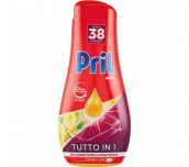 ГЕЛ ЗА СЪДОМЯЛНА PRIL 38 ИЗПЛАКВАНИЯ TUTTO IN 1 LIMONE&LIME 684 ML