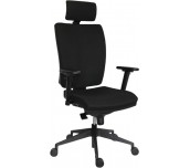 ОФИС СТОЛ 1580 SYN GALA PDH ALU + AR 08C ДАМАСКА ЧЕРЕН