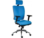 ОФИС СТОЛ 1580 SYN GALA PDH ALU + AR 08C ДАМАСКА СИН