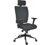 ОФИС СТОЛ 1580 SYN GALA PDH ALU + AR 08C ДАМАСКА ГРАФИТ