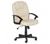 ОФИС СТОЛ CARMEN 6080 ЕКО КОЖА КРЕМ