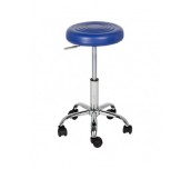 ТАБУРЕТКА С КОЛЕЛЦА CARMEN 3075 СИН
