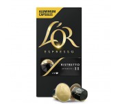 КАФЕ КАПСУЛИ LOR NESPRESSO RISTRETTO 10БР 52Г