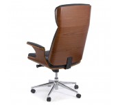 ДИРЕКТОРСКИ СТОЛ GUSTAVO WOOD 1608 ХРОМ ЧЕРЕН