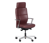 ДИРЕКТОРСКИ СТОЛ SAHARA LUX ЕСТЕСТВЕНА КОЖА БОРДО