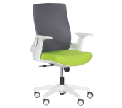 РАБОТЕН СТОЛ CARMEN 7547 МЕШ ЗЕЛЕН + СИВ