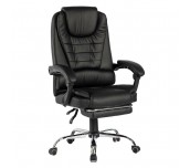 ДИРЕКТОРСКИ СТОЛ MAXWELL ЕКО КОЖА ЧЕРЕН