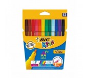 ФЛУМАСТЕРИ BIC KIDS VISA 12 ЦВЯТА