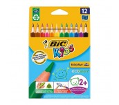 ЦВЕТНИ МОЛИВИ BIC KIDS JUMBO EVOLUTION 12 ЦВЯТА