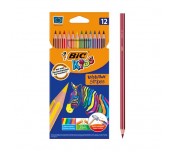 ЦВЕТНИ МОЛИВИ BIC EVOLUTION STRIPES 12 ЦВЯТА