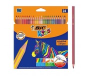 ЦВЕТНИ МОЛИВИ BIC EVOLUTION STRIPES 24 ЦВЯТА