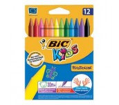ПАСТЕЛИ BIC KIDS PLASTIDECOR 12 ЦВЯТА
